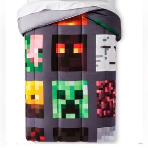 Minecraft Good vs Evil Twin Comforter